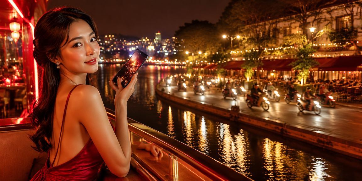 Người dùng tại Đà Lạt cài ứng dụng casino trên điện thoại Android bên ly cà phê buổi sáng